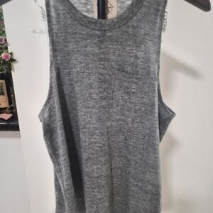 Chaser Heather Gray Muscle Tee Tank